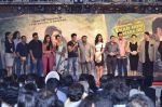 Kareena Kapoor, Karisma Kapoor, Armaan Jain, Deeksha Seth, Karan Johar, Randhir Kapoor at the Audio release of Lekar Hum Deewana Dil in Mumbai on 12th June 2014
